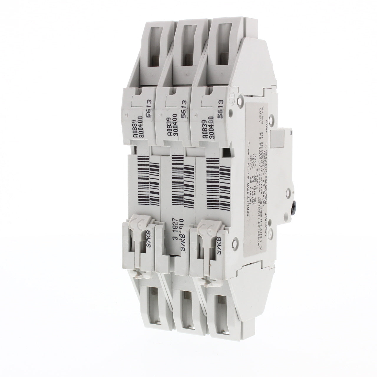 Square D MGN61365 Miniature Circuit Breaker 20 Amp 480Y/277VAC DIN Rail Mount