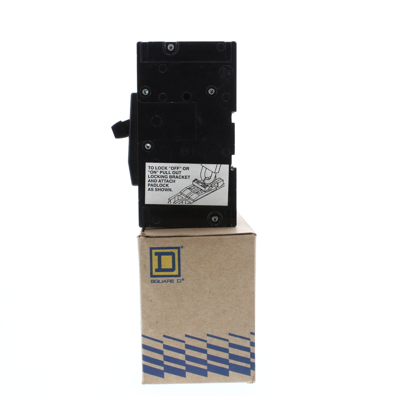 Square D QOU380 Miniature Circuit Breaker 80A 240VAC 3-Pole DIN Rail Mount