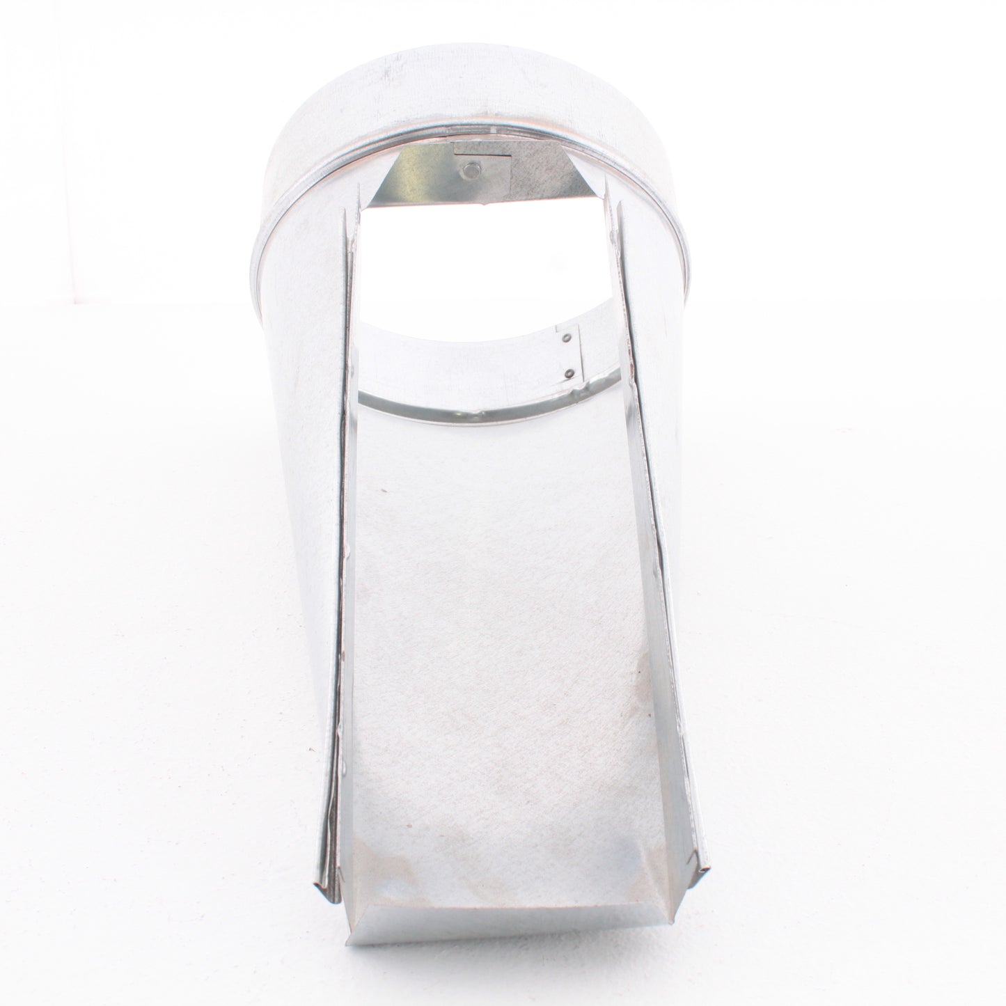 Standex 17-307 Galvanized Duct Elbow 3.25" x 10-7" Center End with Adj Angle