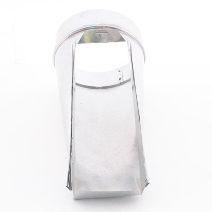 Standex 17-307 Galvanized Duct Elbow 3.25" x 10-7" Center End with Adj Angle