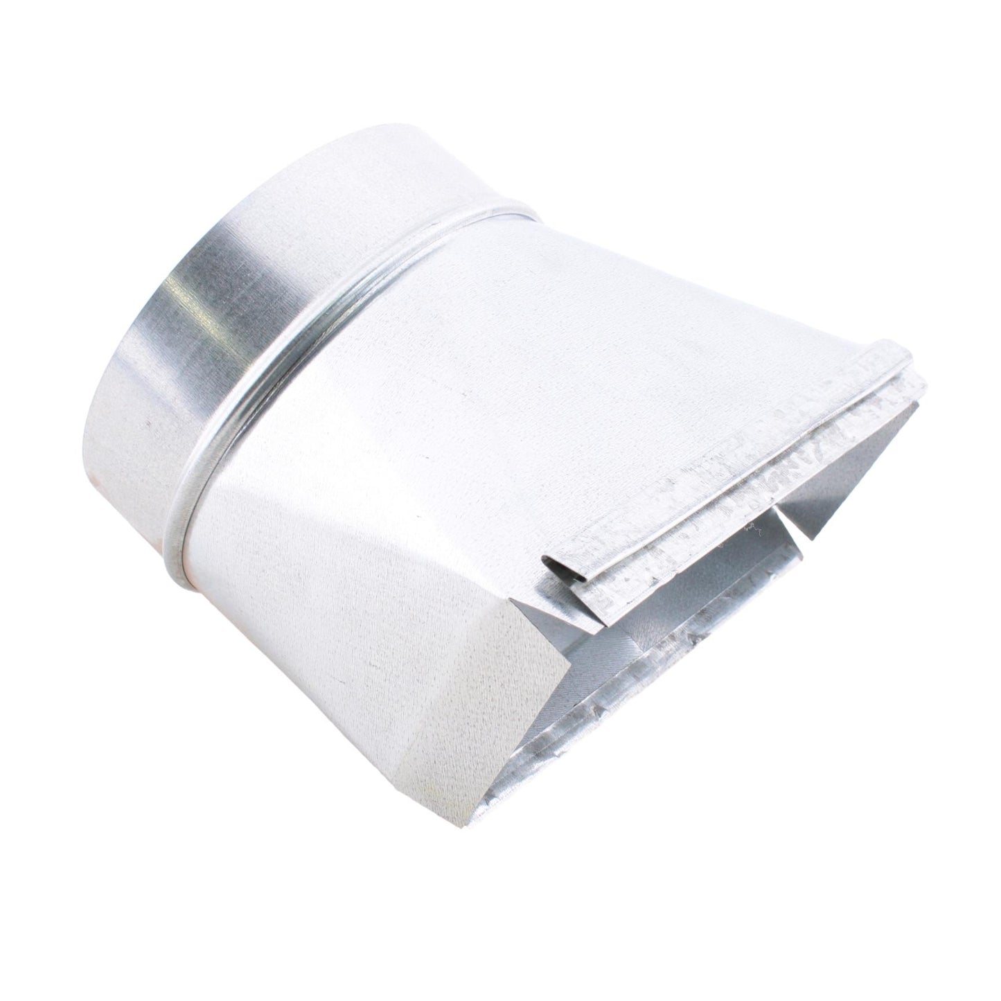 Standex 5-307 Straight  3.25" x 10" x 7" Hood Transition Fan Boot Collar Crimped