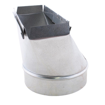 Standex 5-307 Straight  3.25" x 10" x 7" Hood Transition Fan Boot Collar Crimped
