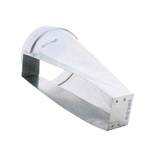 Standex P17C-227 2-1/4 x 12-7" Center End Register Duct Stack