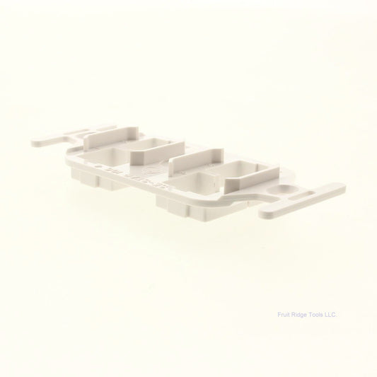 Suttle White 4-Port Quad Floor Mounting Plate 1064
