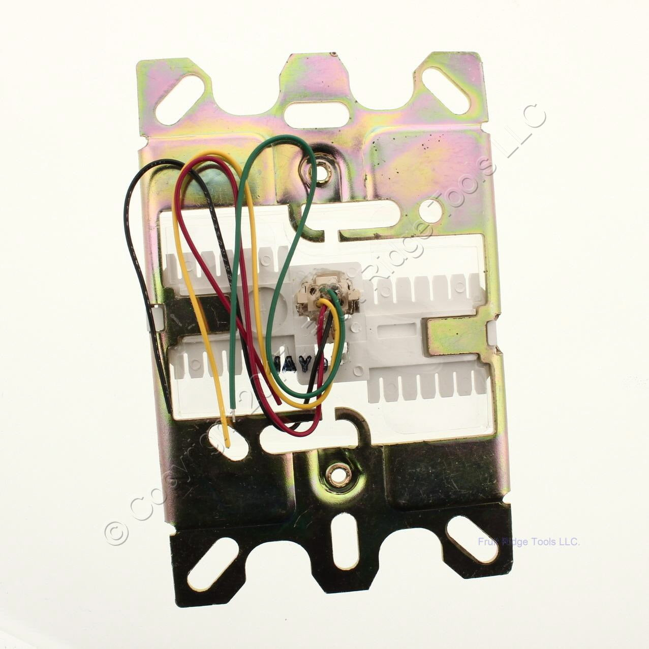 Suttle Stainless Steel 4-Wire Telephone Mounting Wall Cover Plate 630AD4-W