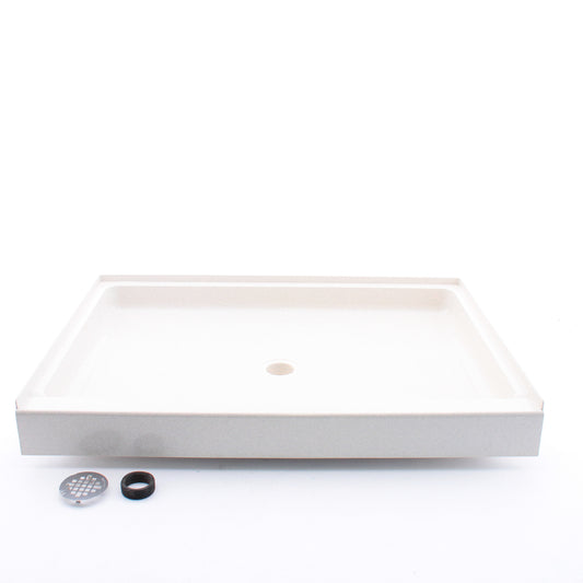 Swanstone SF03448MD.046 Almond Shower Floor Base Galaxy 34" x 48" Center Drain