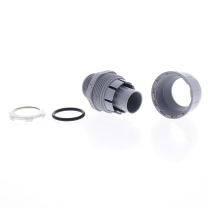 Southwire 58133701 Gray 3/4" Nylon Liquid-Tight Fitting Type-B Connector