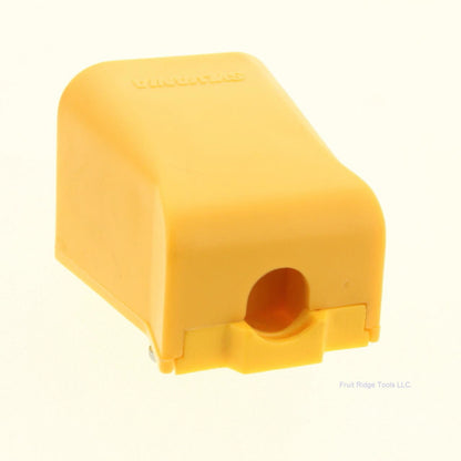 Sylvania Yellow 2-Piece Dead Front Grounding Plug w/ Cord Clamp 2P3W 20A 250V