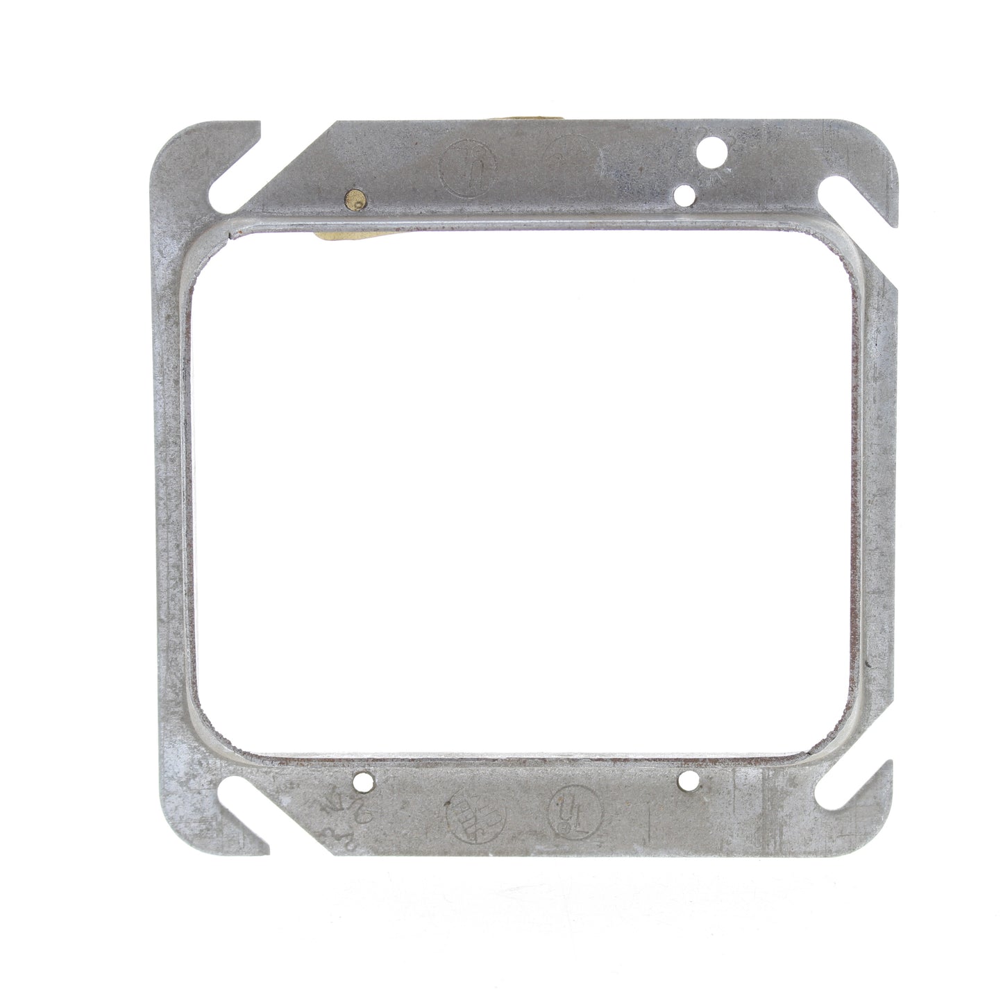 Steel City 52C37 4"x4" 2.3 cu-in 1/4D 2-Gang Pre-Galvanized Steel w/o Knockout