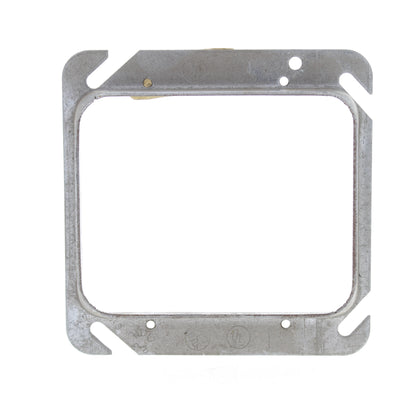 Steel City 52C37 4"x4" 2.3 cu-in 1/4D 2-Gang Pre-Galvanized Steel w/o Knockout