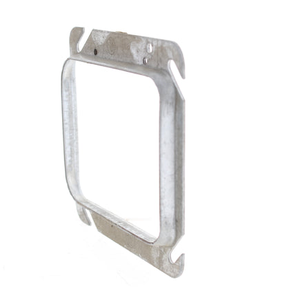 Steel City 52C37 4"x4" 2.3 cu-in 1/4D 2-Gang Pre-Galvanized Steel w/o Knockout