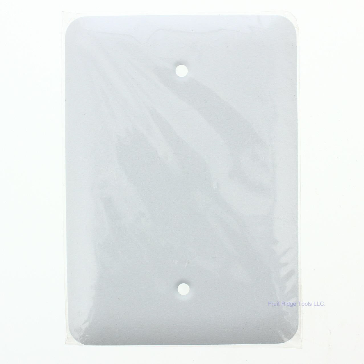 Taymac WMTW-B White Metal Mid-Size Textured Blank Wallplate Cover