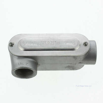 Thomas & Betts Red Dot 1" Aluminum Conduit Body LRL For Rigid Conduit IMC ALRL-3