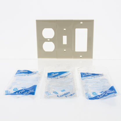 Leviton Customizable Sectional Wallplate Assortment E432IS32277N