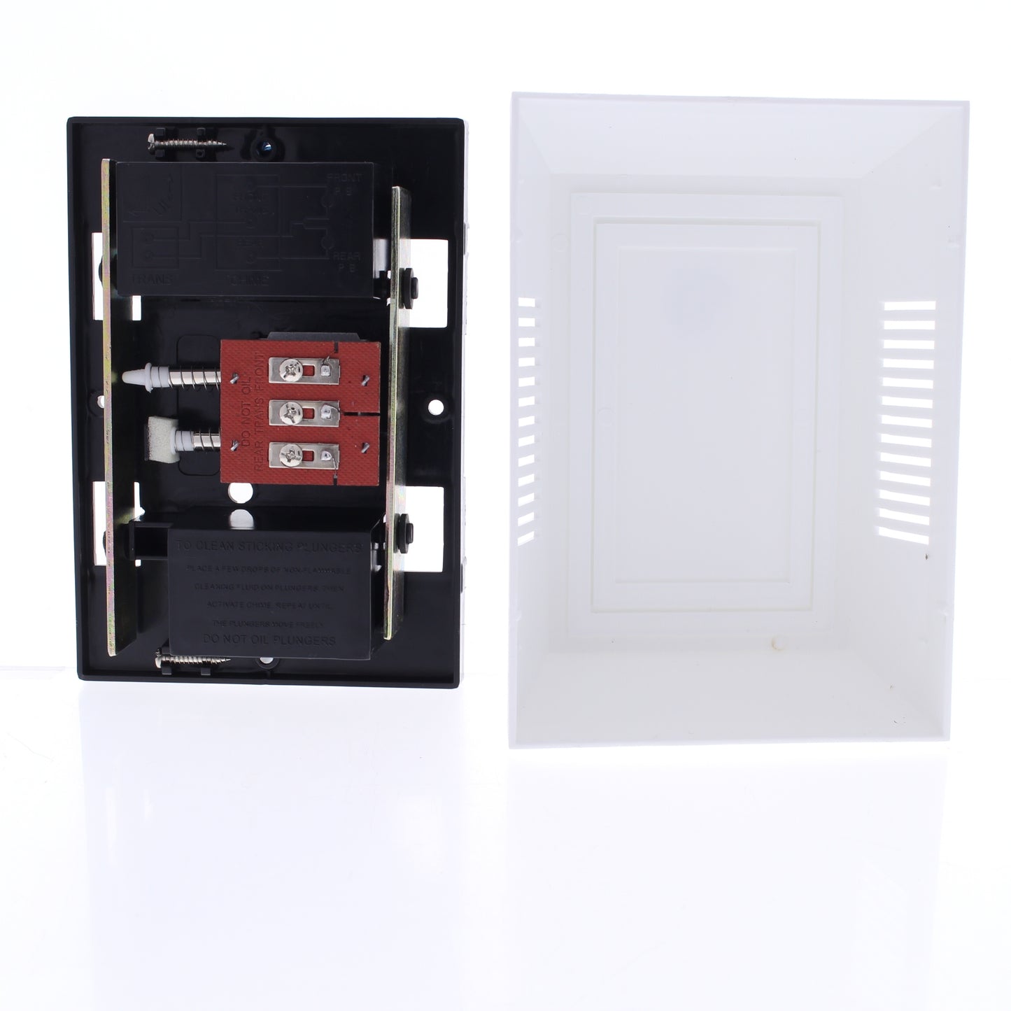 Craftmade Teiber White 2-Light Push Button Door Chime w/ Cover Transformer C102L