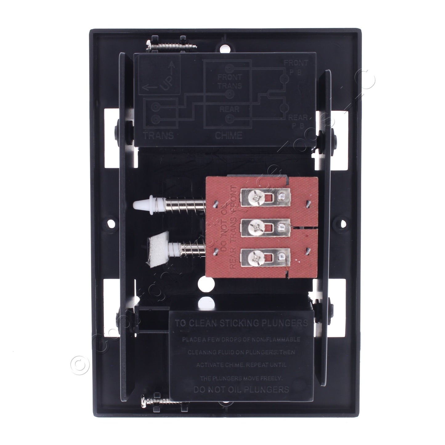 Teiber White 2-Light Push Button Door Chime C105L-W