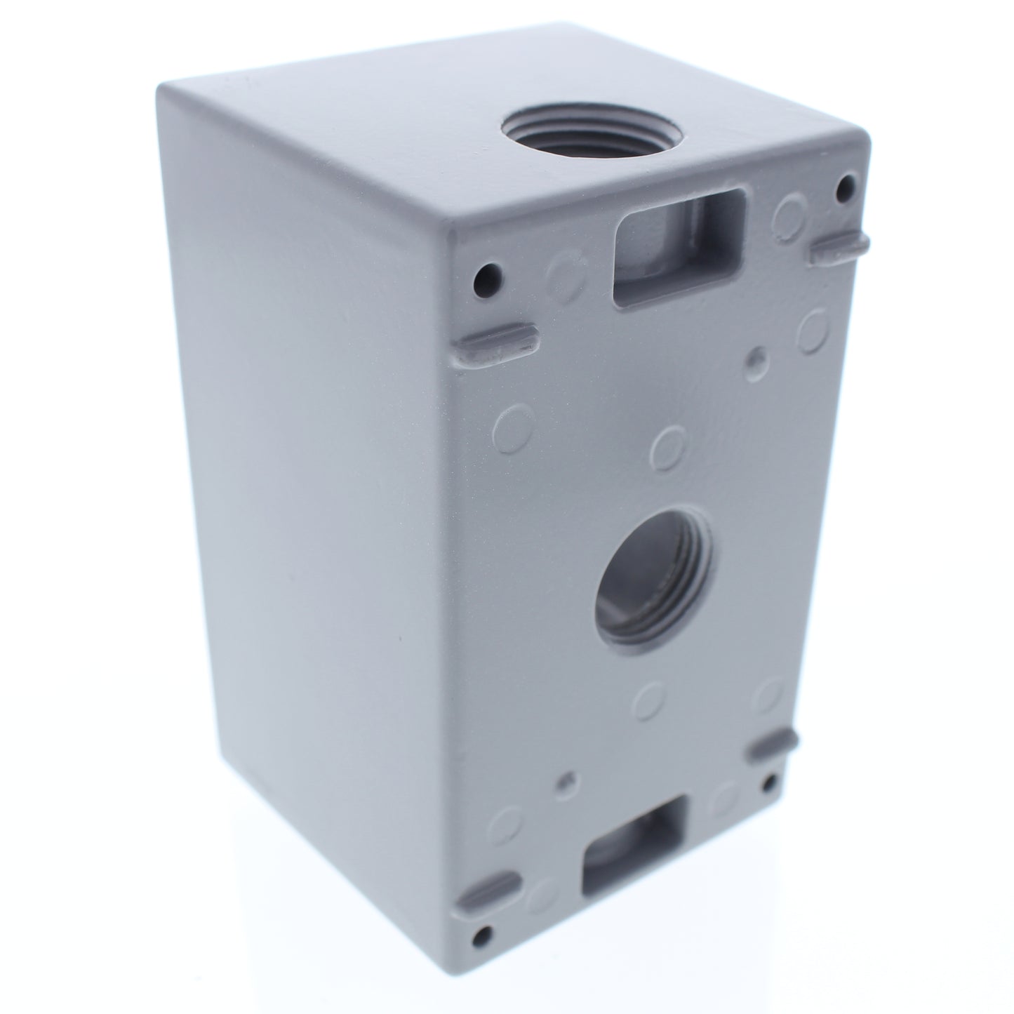 TayMac 5385-0 Gray Weatherproof Aluminum 1Gang 2-5/8" Deep 1/2" Threaded WallBox