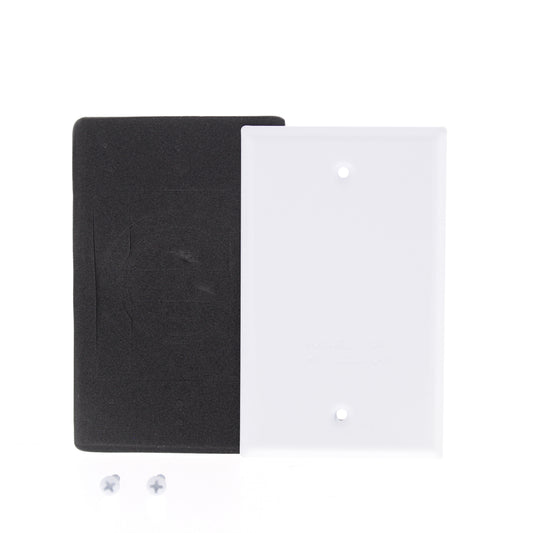 Thomas & Betts S340WHE White 1-Gang Metal Blank Cover