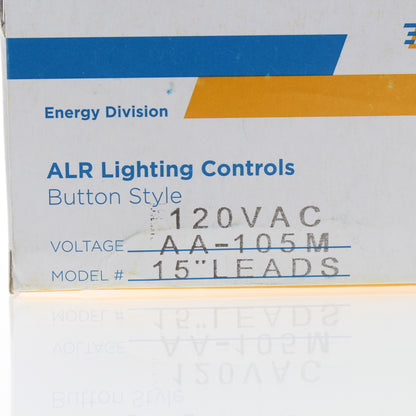 Tyco Electronics AA-105M ALR Lighting Controls Button Style 15" Leads 120VAC