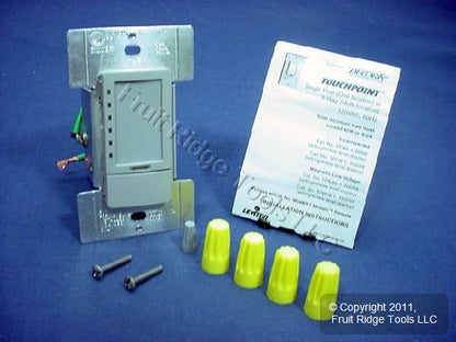 Leviton TPI06-1LG Gray TouchPoint Touch Light Dimmer Switch Decora 600W