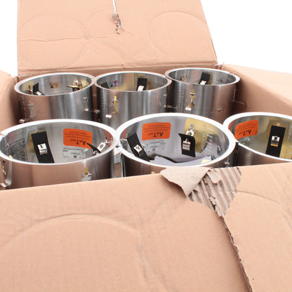 6pk Topaz 6" Airtight Remodel Recessed Housing IC-Rating Max 75W E26 RH6/R/IC/AT
