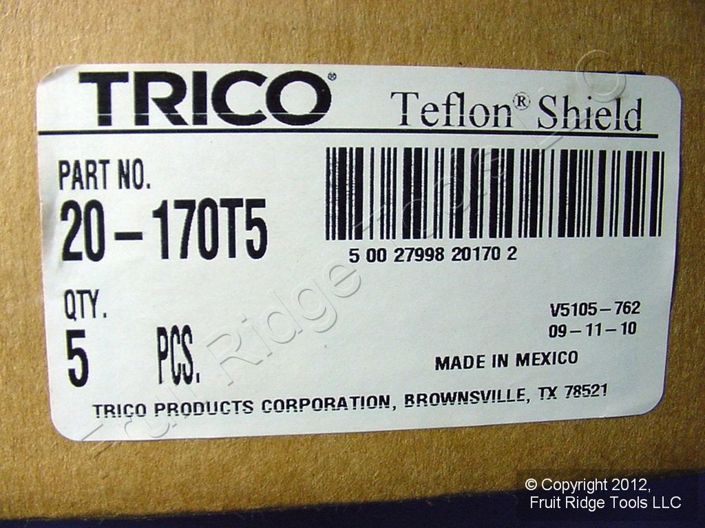 5-Pack Trico 20-170 17" Dual-Shield Premium All-Weather Windshield Wiper Blades