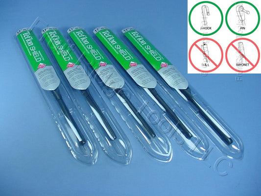 5-Pack Trico 20-170 17" Dual-Shield Premium All-Weather Windshield Wiper Blades