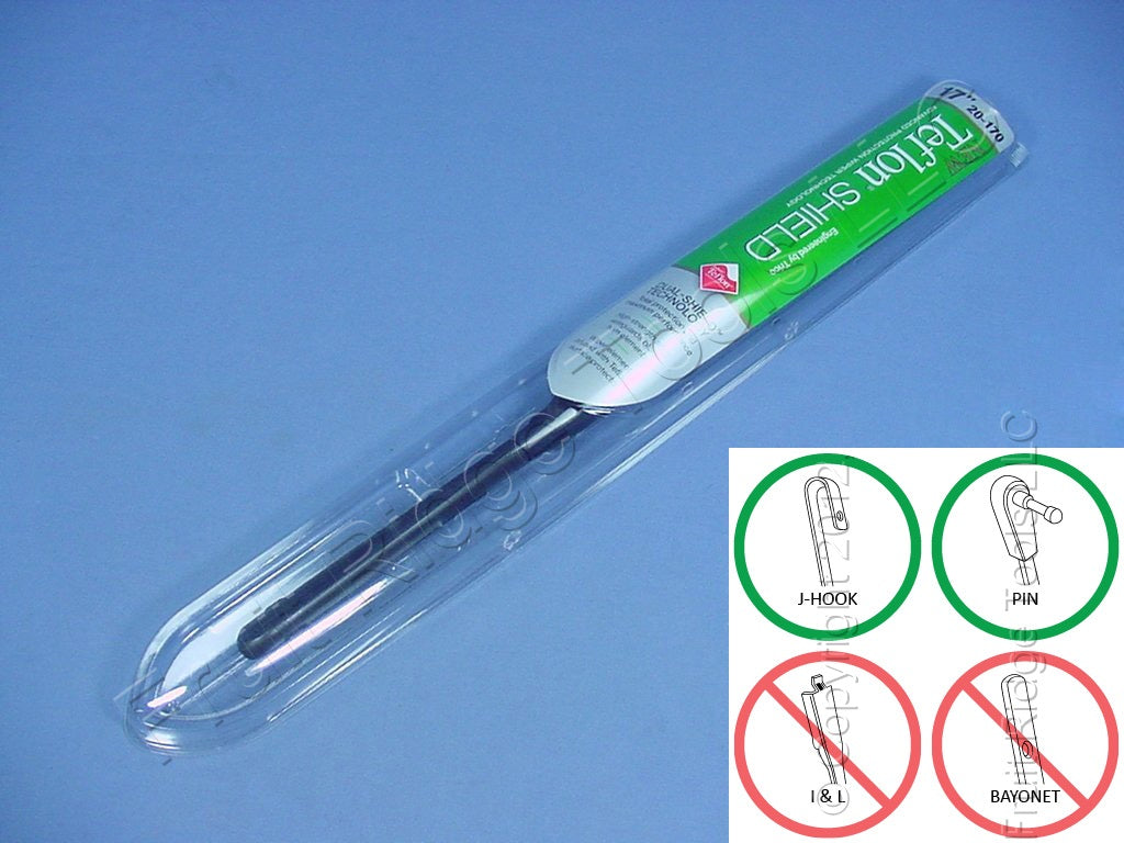Trico 20-170 17" Dual-Shield Coated Premium All-Weather Windshield Wiper Blade