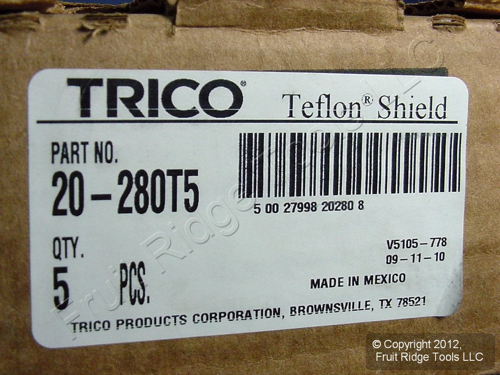 5-Pack Trico 20-280 28" Dual-Shield Premium All-Weather Windshield Wiper Blades