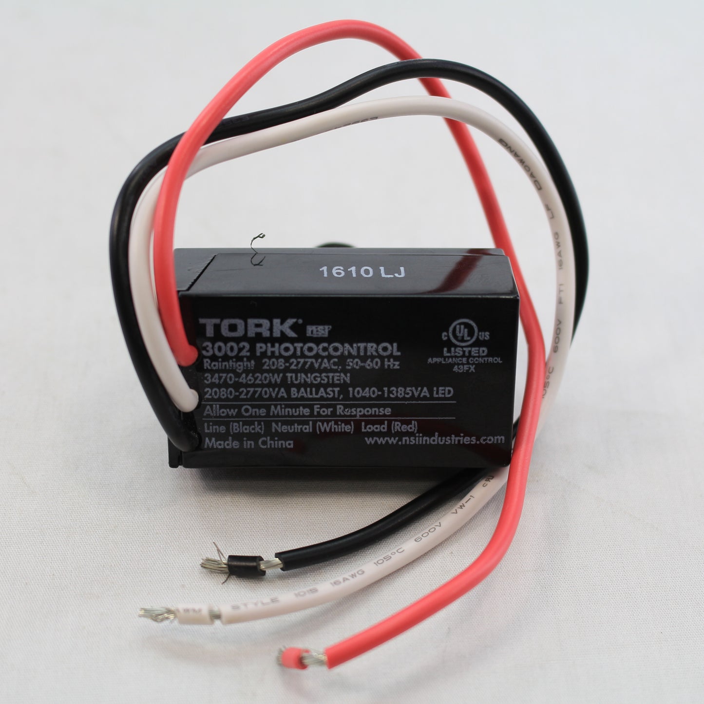 Tork 3002 Photo Control Flush Mounting Mechanism with Gasket 208-277V