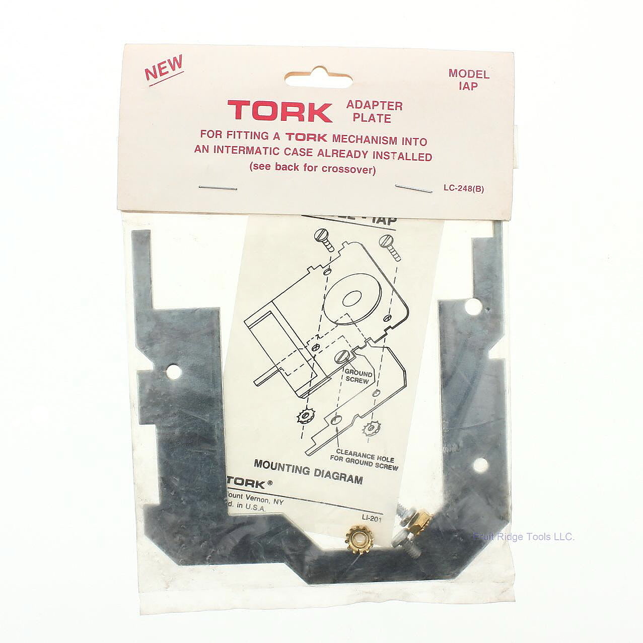 Tork Intermatic Adapter Mounting Plate Bracket Grounding for Existing Cases IAP
