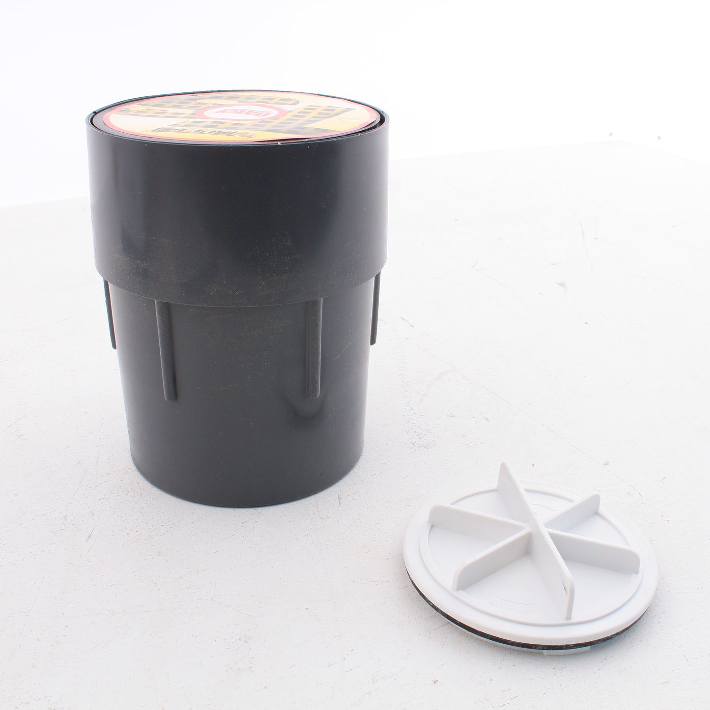 True Set Adjustable PVC In Floor Drain TP432N 4" Round