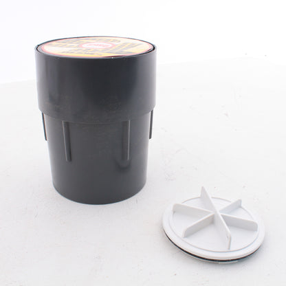 True Set Adjustable PVC In Floor Drain TP432N 4" Round