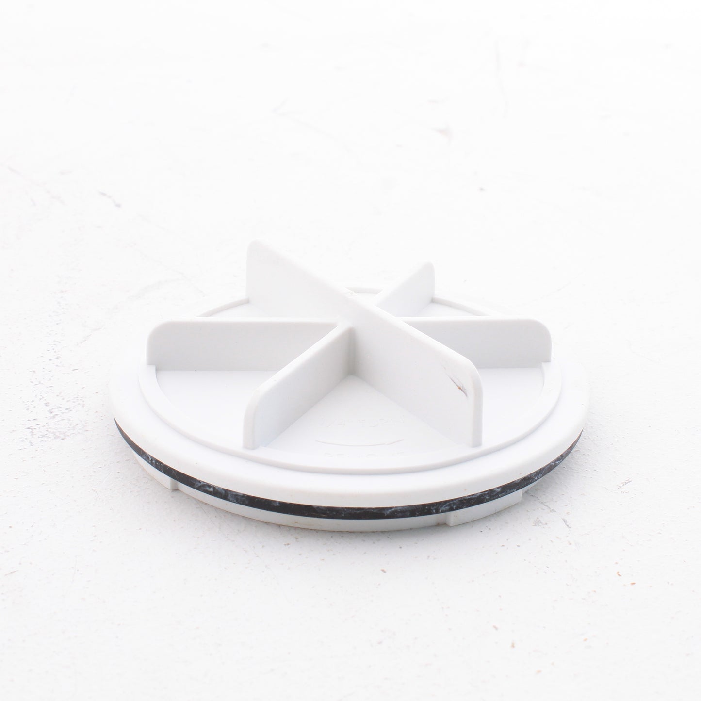 True Set Adjustable PVC In Floor Drain TP432N 4" Round