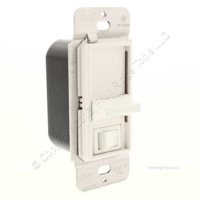 Unenco 3-Way White Preset Slide Dimmer Switch Control 740B for Single Pole or