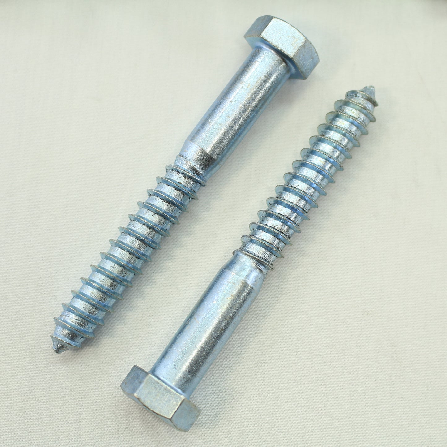 Universal Fastenings 012400LAG Hex Head Lag Screws .5" x 4" Zinc-Plated 25-Pack