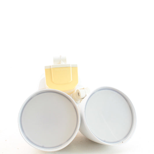 Vaxcel T0298 White LED Outdoor Security Light Tau Dualux 2-Bulb 3000K