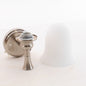 Vaxcel Bell Instalux Indoor 10" Wall Light Sconce 60W Steel Satin Nickel W0177