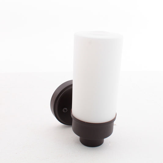 Vaxcel International Tube Instalux Wall Light Bronze w/ Frosted Glass W0178