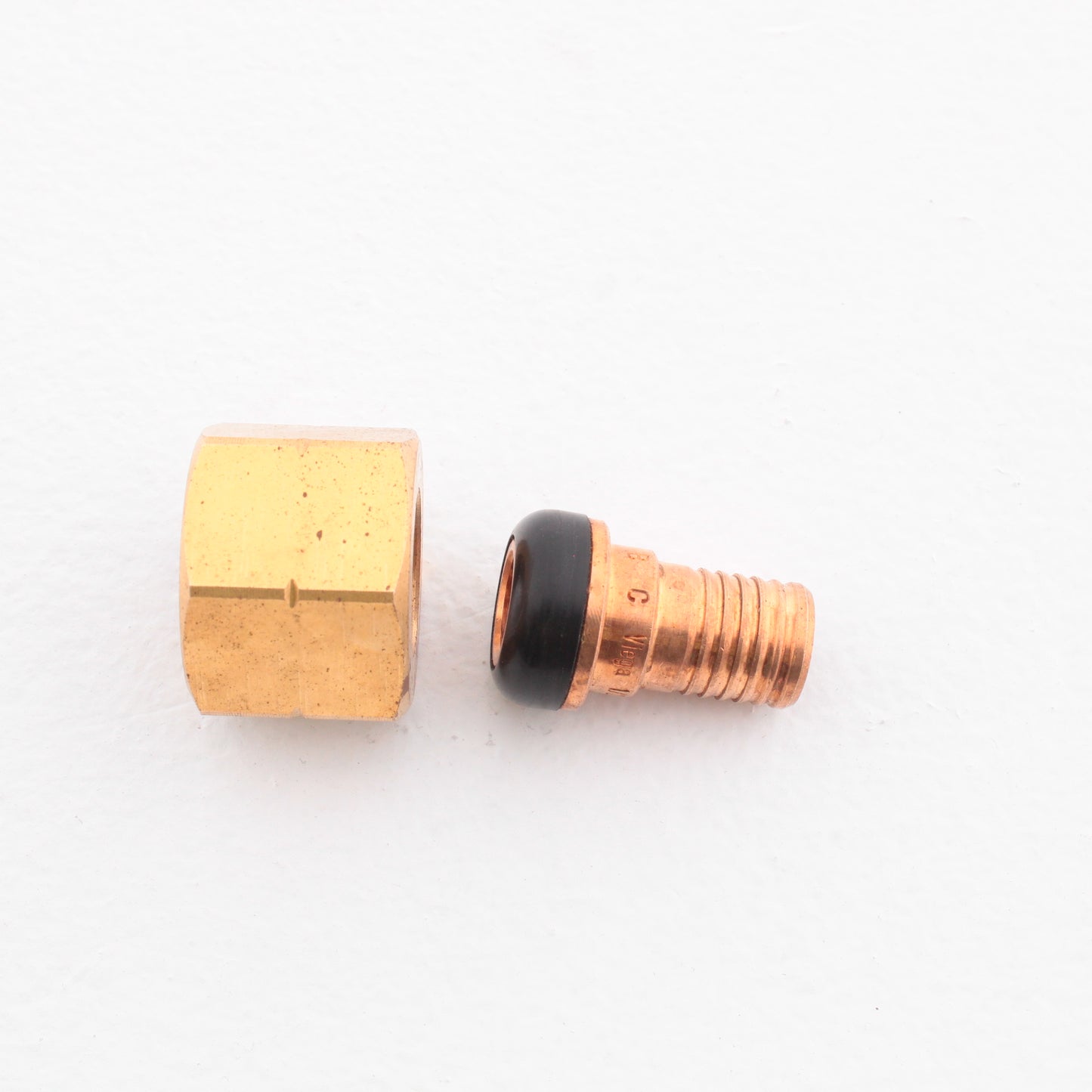 Viega 57003 PureFlow Bronze PEX Press Lav Adapter with 0.5" x 0.5 PEX x Faucet