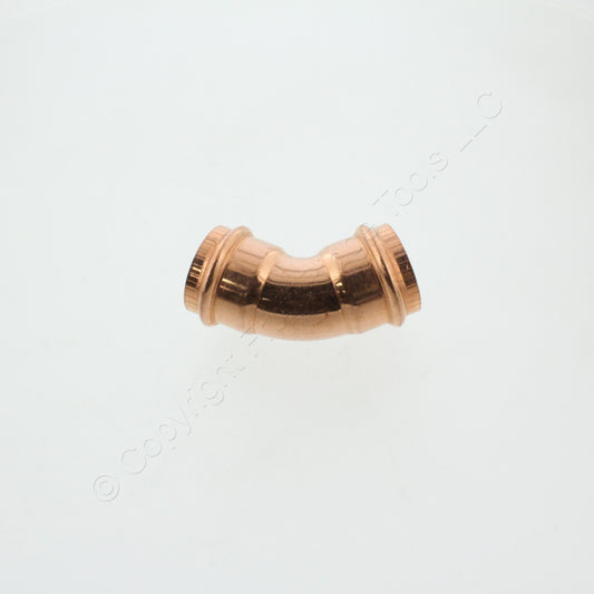 Viega 1-1/4" C x C 45 Elbow ZL Copper Fitting 77622