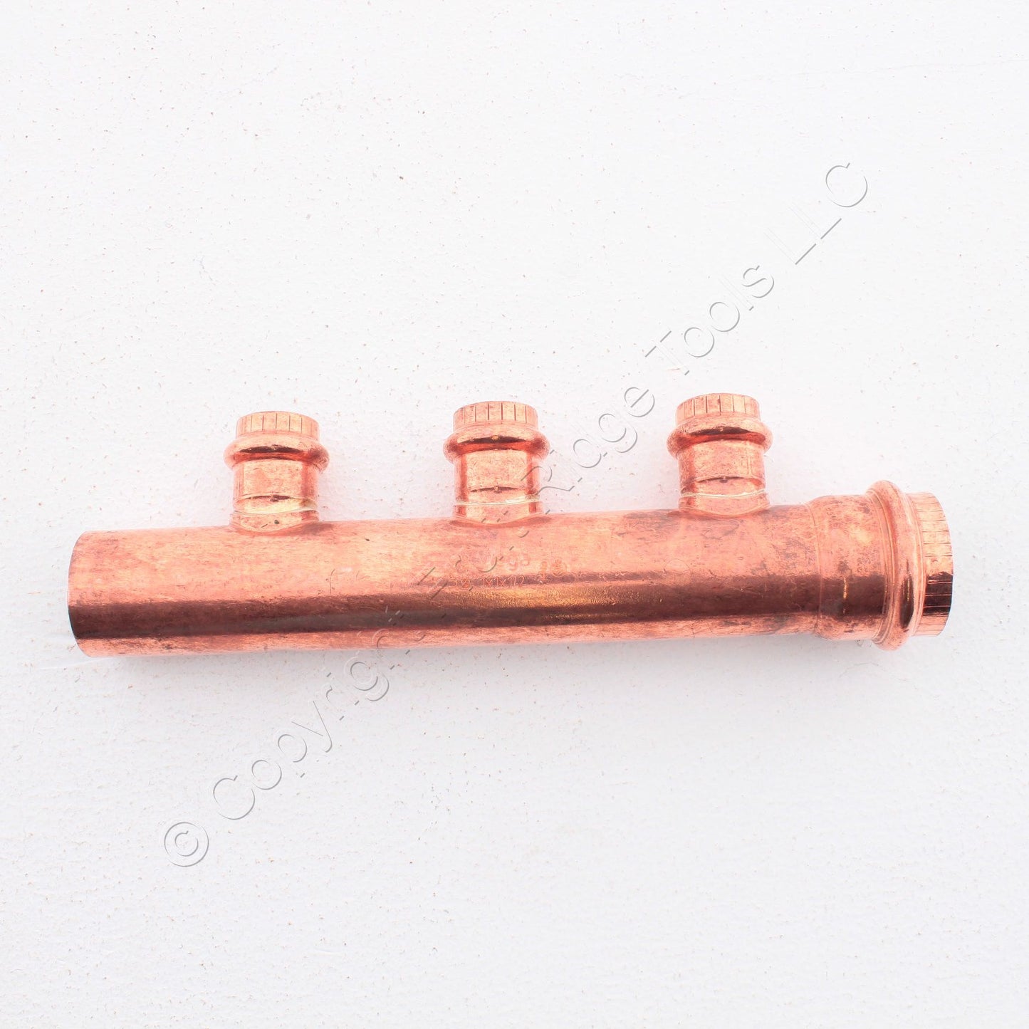 Viega 65803 ProPress 1" x 1/2" Copper Manifold 3-Outlet CXFTGXC