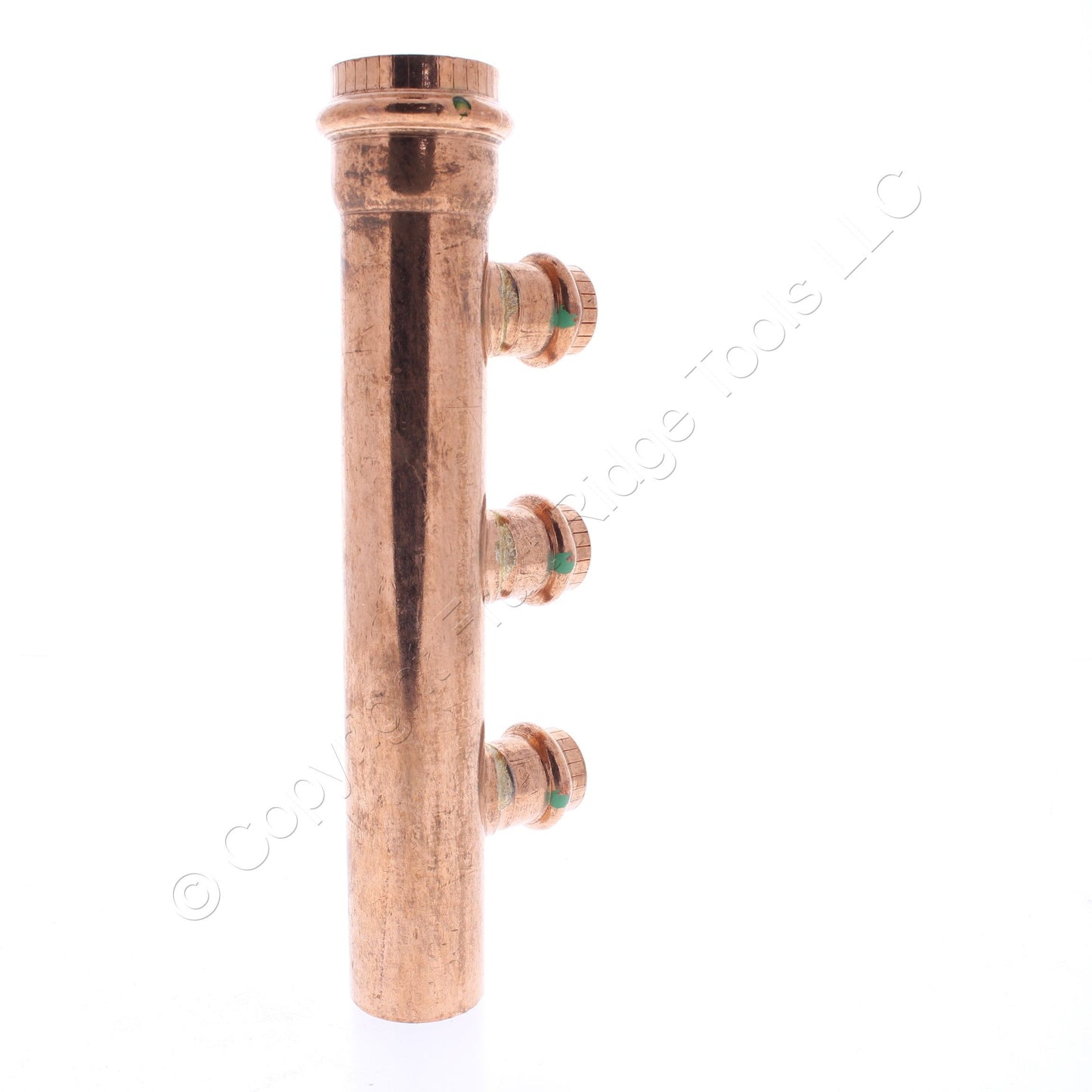 Viega 65803 ProPress 1" x 1/2" Copper Manifold 3-Outlet CXFTGXC