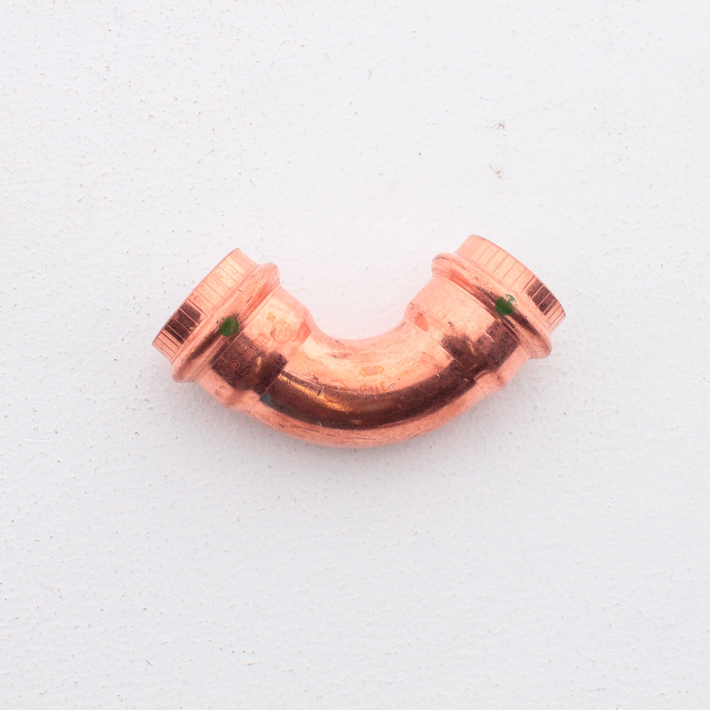 1" Viega Propress 77327 90 Degree Elbow C x C Copper, Shiny Black EPDM Seal