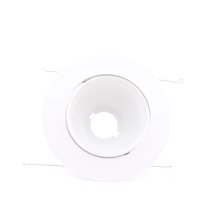 VuLite V2030-WH 5" White Adjustable Round Eyeball PAR30 Trim for Recessed Light