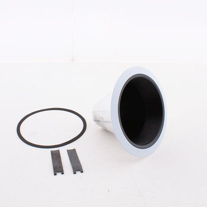 Juno VuLite V3034B-WH Round 6" Full Black Baffle White Trim for Recessed Light