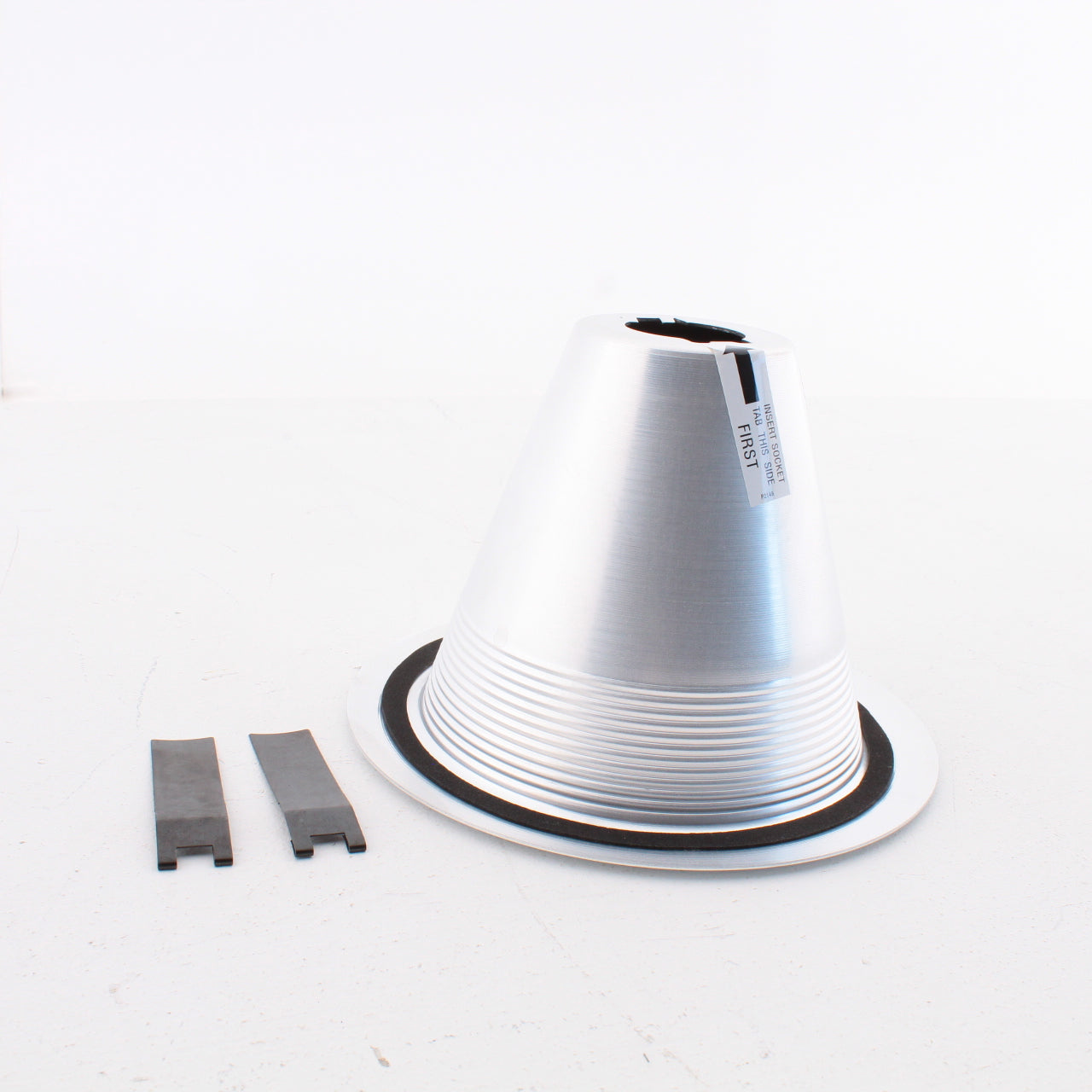 Juno VuLite V3034B-WH Round 6" Full Black Baffle White Trim for Recessed Light