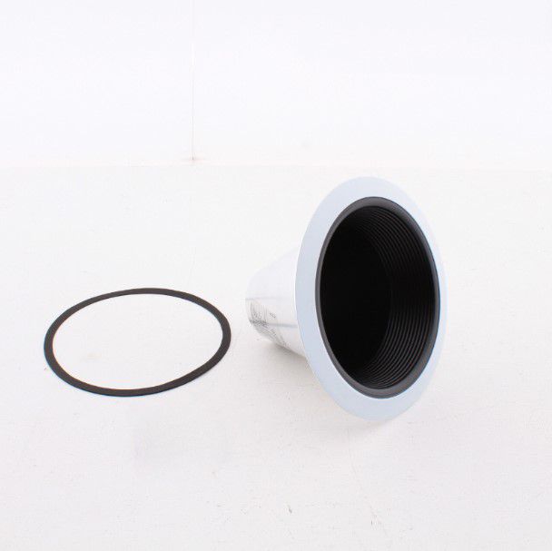 VuLite V3034B-WH Round 6" Black Baffle White Trim Incandescent Lamp w/o clips