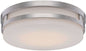 WAC Lighting FM-4313-BN Brushed Nickel Vie LED Flush Mount One Size 3000K Glass