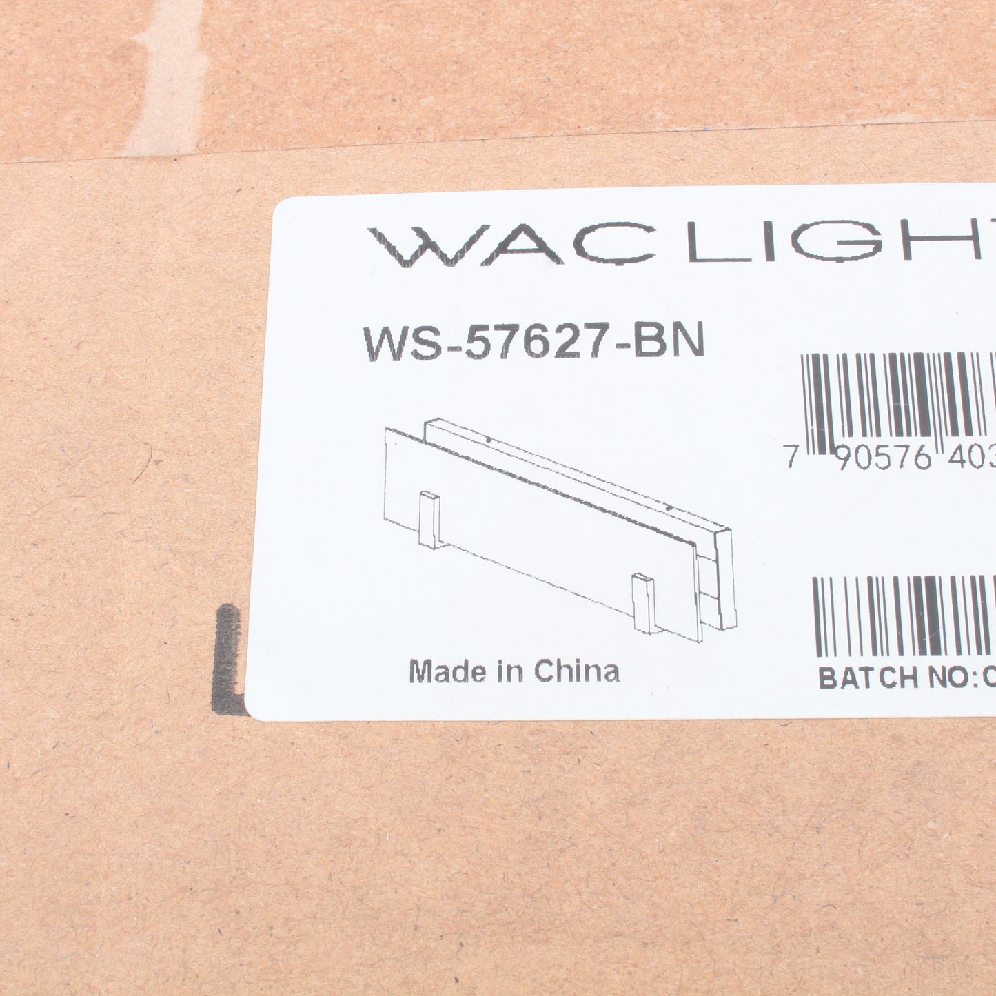 Wac Lighting 27"L x 5.88"H x 3.5"W Brushed Nickel 3000K Bath Light WS-57627-BN